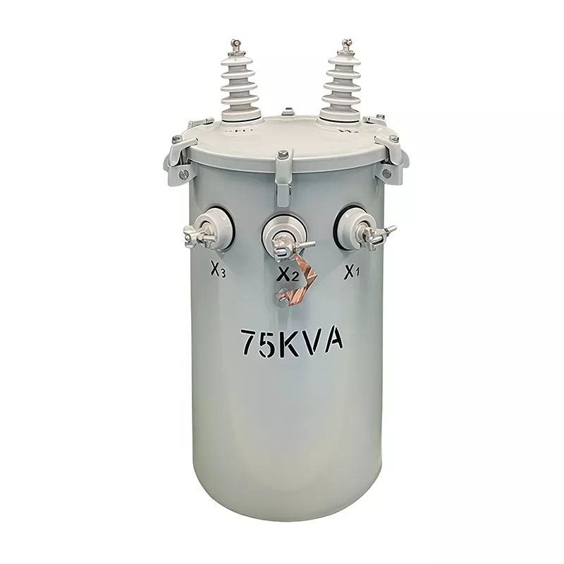 75KVA zutoinetan muntatutako transformadorea